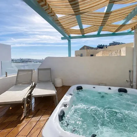 Elegant 4Br Sliema House With Rooftop Jacuzzi *